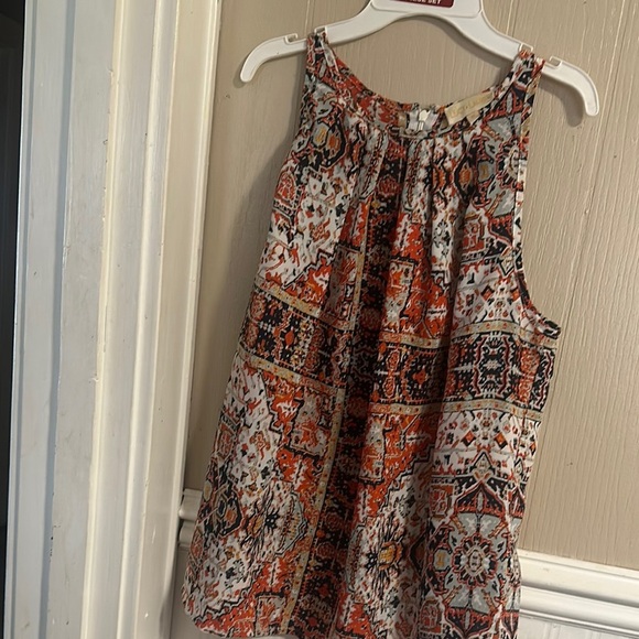 Lucy & Laurel Tops - Women's Sleeveless Patterned Top - Multicolor Lucy & Laurel Brand Size Medium